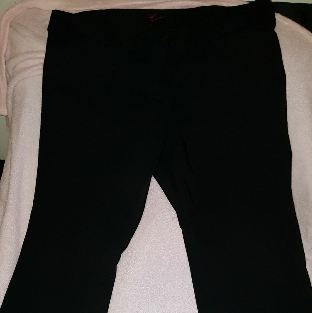 Long black torrid dress pants